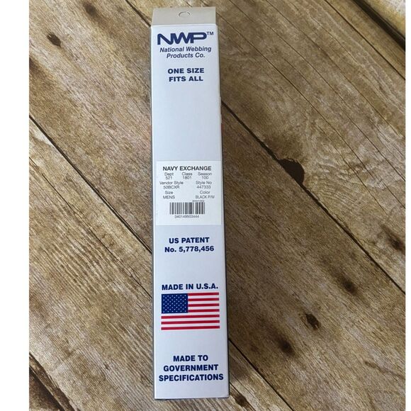 NATIONAL WEBBING PRODUCTS NWP REGULATION POLY/WOOL BLEND MILITARY BELT - Picture 2 of 4